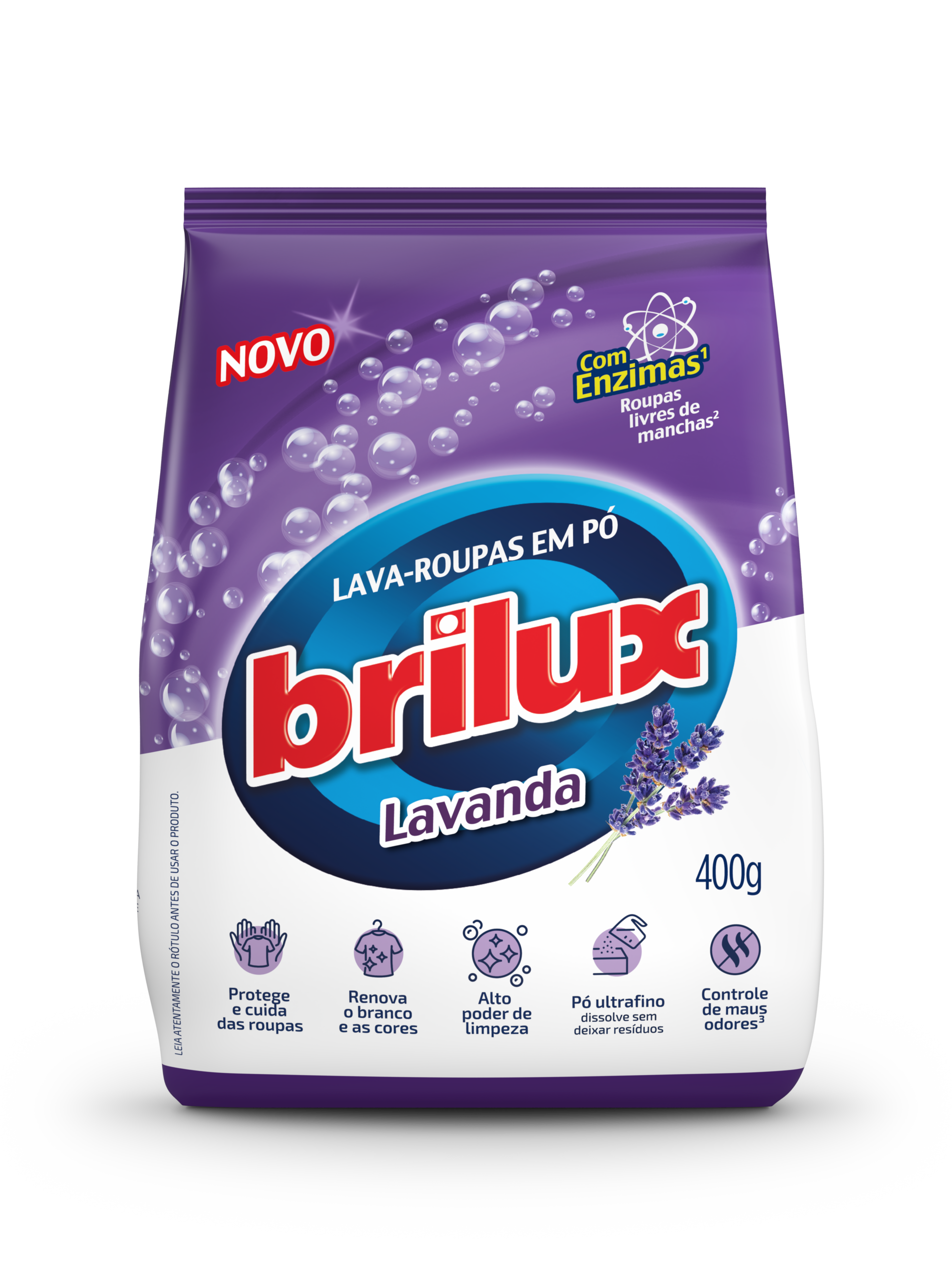 Lava roupas em pó LAVANDA | Simplifica. Tá Limpo. É Brilux